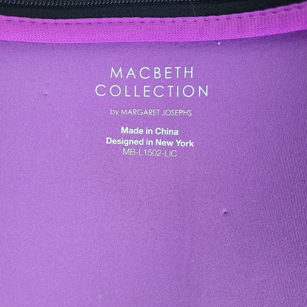 Macbeth Collection black white purple neon green blue laptop bag handles artsy - Picture 6 of 10